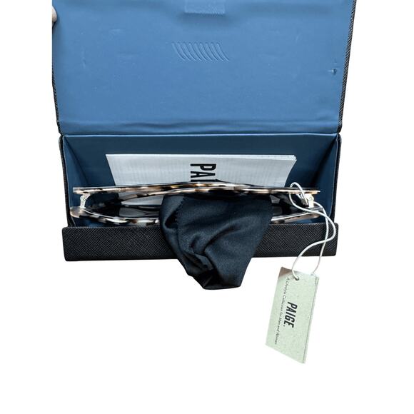 Paige NWT Morgan Sunglasses in Tortoise Pink w/Case - Picture 4 of 11